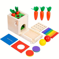 Montessori Early Education Box For Infants, Colorful Toys