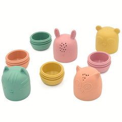 Fun Animal Bath Toys 4 Pack for Toddlers & Kids