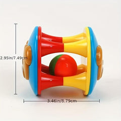 Baby Bell Ball Multicolor Sensory Rattle Toy