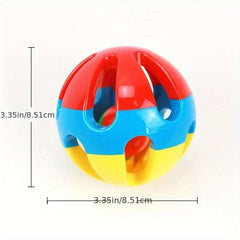 Baby Bell Ball Multicolor Sensory Rattle Toy