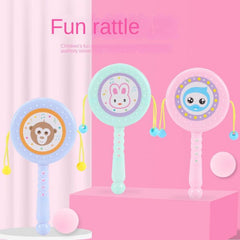 2 Pcs Baby Toys Gnaws Biteable Rattle Educational Drum