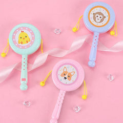 2 Pcs Baby Toys Gnaws Biteable Rattle Educational Drum