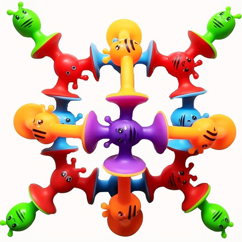 40 Suction Cup Animals Bath Toy for Kids Stress Relief Game