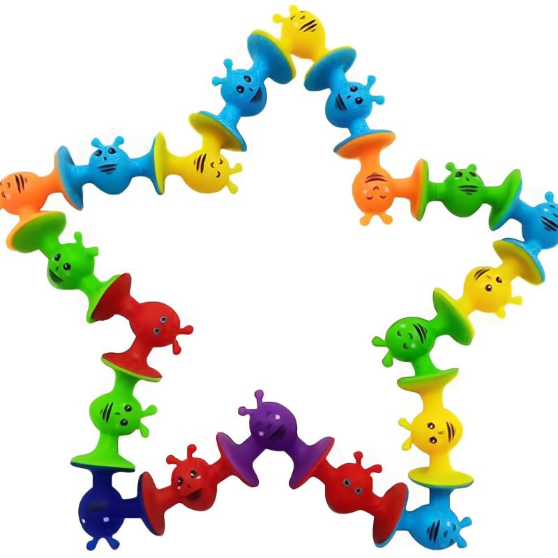 40 Suction Cup Animals Bath Toy for Kids Stress Relief Game