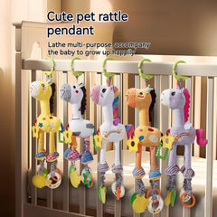 Animal Soothing Doll Car Hanging For Baby