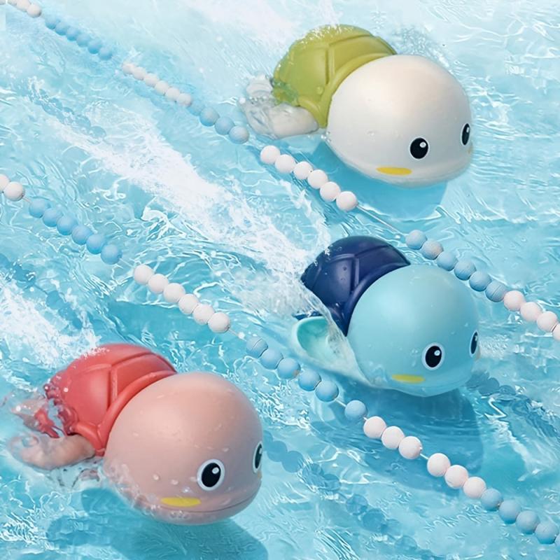 3Pcs Turtle Swimming Bath Toy For Kids Boys Girls