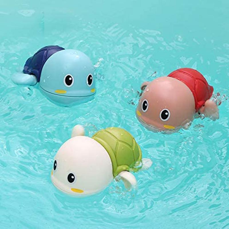 3Pcs Turtle Swimming Bath Toy For Kids Boys Girls