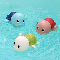 3Pcs Turtle Swimming Bath Toy For Kids Boys Girls