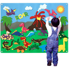 Dinosaur Felt Board Story Set Montessori Preschool Assortment