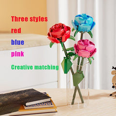 Flower Bouquet Brick DIY Building Blocks Set for Kids