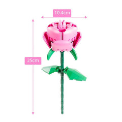 Flower Bouquet Brick DIY Building Blocks Set for Kids
