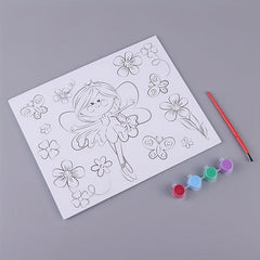 DIY Puzzle Cartoon Animal Digital Painting for Kids