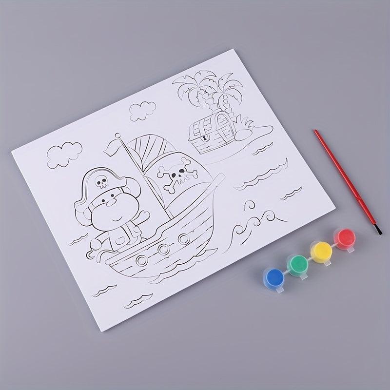 DIY Puzzle Cartoon Animal Digital Painting for Kids