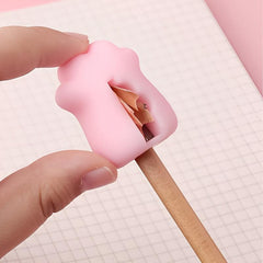 Pink Cat Claw Pencil Sharpener for Students School Artists