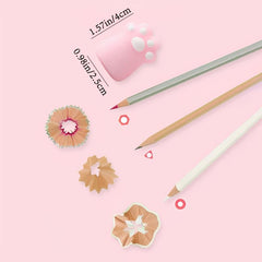 Pink Cat Claw Pencil Sharpener for Students School Artists