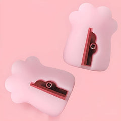 Pink Cat Claw Pencil Sharpener for Students School Artists