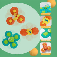 High Chair Toys With Suction Cups Spinner Baby Toys For Babies