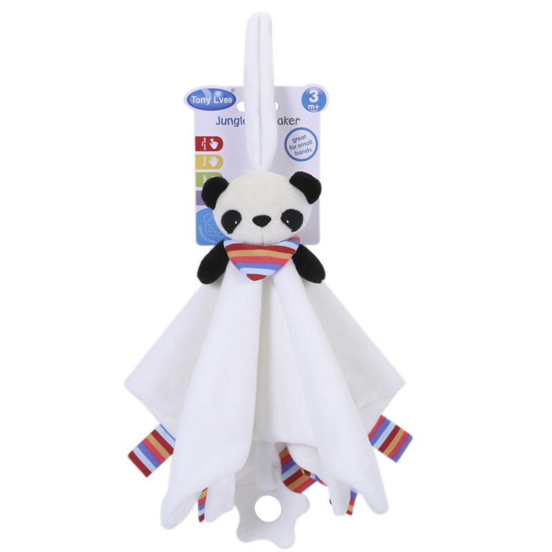 Cute Animal Soothing Towel Baby Stroller Hanging Toy