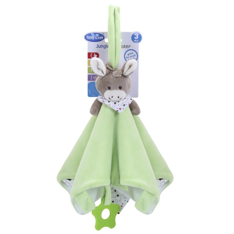 Cute Animal Soothing Towel Baby Stroller Hanging Toy