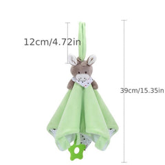 Cute Animal Soothing Towel Baby Stroller Hanging Toy