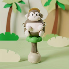Baby Rattle Toy with Big Wave Drum - Easy to Grasp and Gnaw