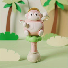 Baby Rattle Toy with Big Wave Drum - Easy to Grasp and Gnaw