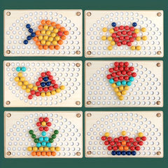 Rainbow Clip Ball Toy Montessori Toy Improves Finger Control Skills