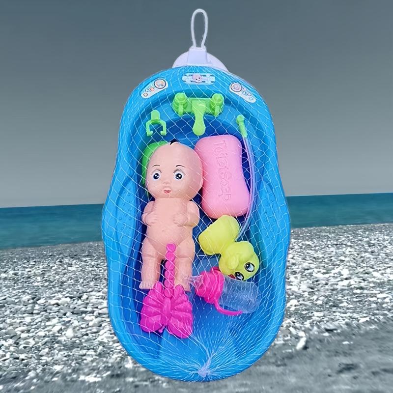 Bath Doll Set Bath Toy Bath Beach Swimming Water Game Set