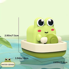 Wind Up Frog Bath Toy, Swimming Pool Baby Bath Toy