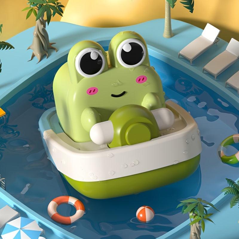 Wind Up Frog Bath Toy, Swimming Pool Baby Bath Toy