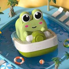 Wind Up Frog Bath Toy, Swimming Pool Baby Bath Toy