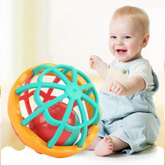 Soft Glue Fitness Ball Crawling Rattle Ball Jingle Ball Baby Educational Toys