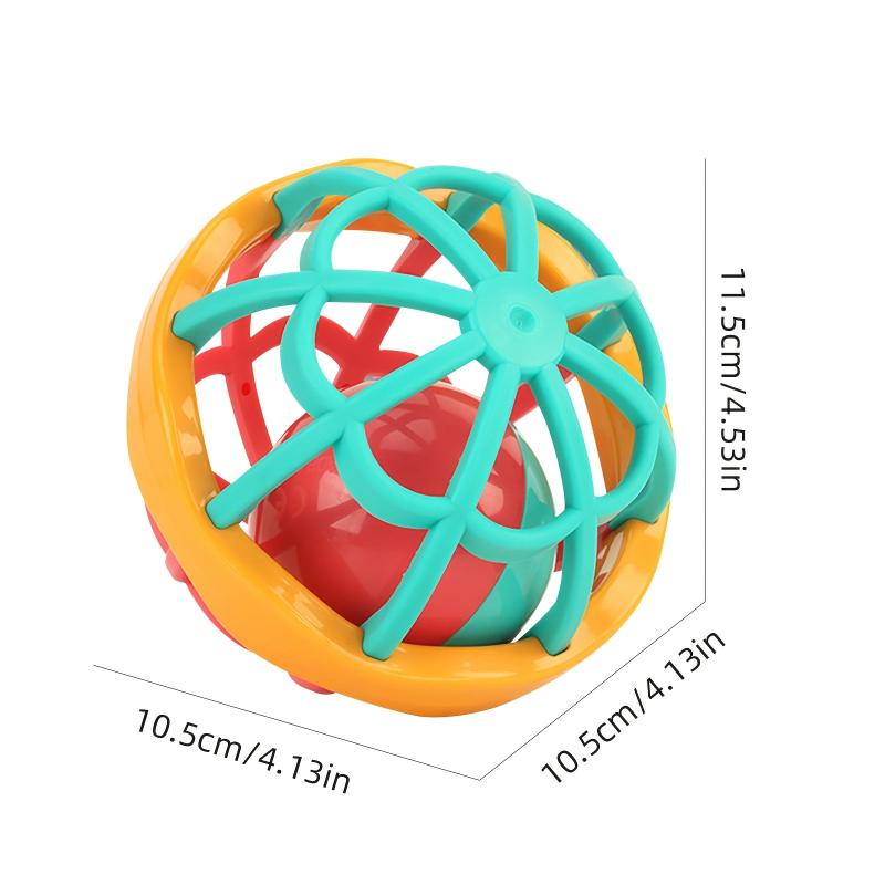 Soft Glue Fitness Ball Crawling Rattle Ball Jingle Ball Baby Educational Toys