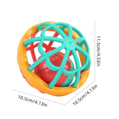 Soft Glue Fitness Ball Crawling Rattle Ball Jingle Ball Baby Educational Toys