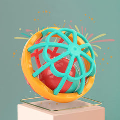 Soft Glue Fitness Ball Crawling Rattle Ball Jingle Ball Baby Educational Toys