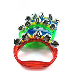 Plastic Transparent String Bell Baby Hand Bell Percussion Instrument