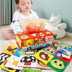 Baby Tear Not Rotten Tissue Box Toddler Early Education Cognitive Learning