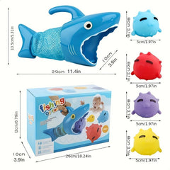 3D Shark Fishing Toy Water Play Set for Kids