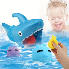3D Shark Fishing Toy Water Play Set for Kids