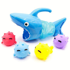 3D Shark Fishing Toy Water Play Set for Kids