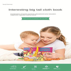Infant Sensory Cloth Book 3D Tail Stereo Toy