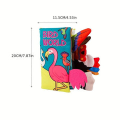 Infant Sensory Cloth Book 3D Tail Stereo Toy