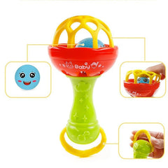 Soft Rubber Teether Rattle Stick