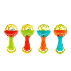 Soft Rubber Teether Rattle Stick