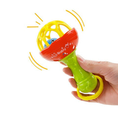 Soft Rubber Teether Rattle Stick