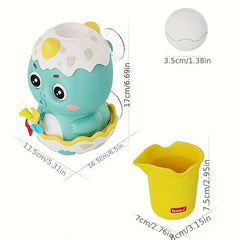 Dinosaur Track Turn Music Baby Bathing Water Toy