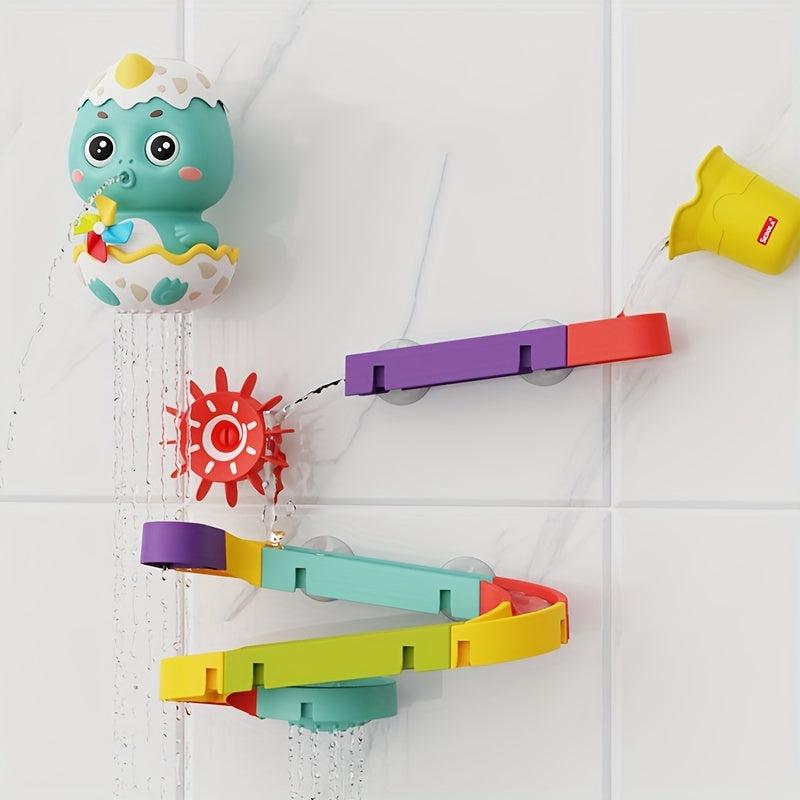 Dinosaur Track Turn Music Baby Bathing Water Toy