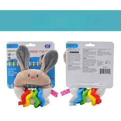 Newborn Baby Plush Teether Rattles Soothing Dolls