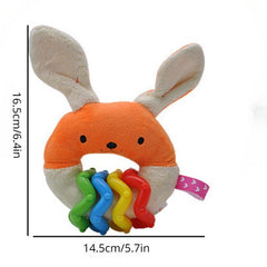 Newborn Baby Plush Teether Rattles Soothing Dolls