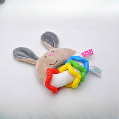 Newborn Baby Plush Teether Rattles Soothing Dolls